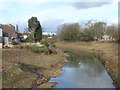 River Roding looking upriver in IG8 8QS