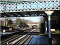 Footbridge at Buckhurst Hill station in IG9 5DZ
