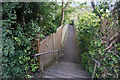 Path behind the houses in Bathampton in BA2 6RX