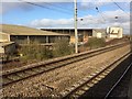 View from a Peterborough-London train - industrial premises at Sandy in SG19 1XA