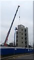 Constructing a multi-storey car park on Foresterhill Health Campus, Aberdeen in AB16 7AN