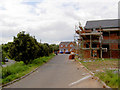 New houses on what was the road to Wombwell railway station. in S73 0BE