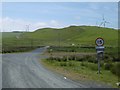 Road entrance, Hadyard Hill wind farm in KA26 9TH