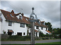 Large house by Swannington village sign in NR9 5NH