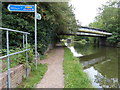 Disused railway bridge across the Grand Union Canal in WD18 9SR