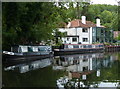 Along the Grand Union Canal at Harefield in UB9 6PQ
