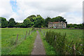 Footpath on Claverton Down in BA2 7AR