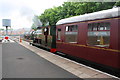 Ribble Steam Railway train waiting to depart in PR2 1QB
