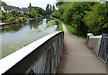 Grand Union Canal towpath at Mount Pleasant in UB9 6HJ