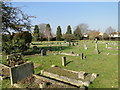 The western side of Colchester cemetery in CO2 7QE