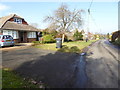 Looking north on College Lane in BN6 9AF