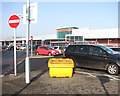Grit bin in Sainsbury's car park in NR5 0UY
