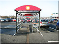 Trolley shelter on Sainsbury's car park in NR5 0UY