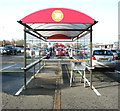 Trolley shelter at Sainsbury's in NR5 0UY