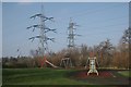 Play park  and pylons in PA2 7EZ