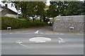 Mini-roundabout, Sherford Rd in PL9 8PL