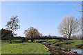 Golfers' bridge over the River Lark in IP28 6TQ