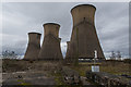 The remains of Willington Power Station in DE65 6EU