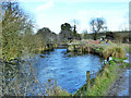 Footbridge at Compton Lock in SO21 2AG