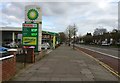 Petrol station along the A47 Hinckley Road in LE3 6FP