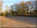 Car park by village tennis courts in RG23 7HE