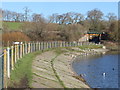 Causeway Across Sutton Bingham Reservoir in BA22 9FF