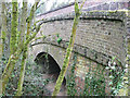 Tannery Lane Bridge, showing old canal bridge in GU5 0AQ