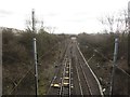 The East Coast Mainline at Benton in NE28 9TP