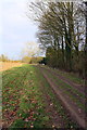 Farmland track approaching Manor Farm in OX18 4DE