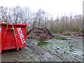 Waste Tip on edge of South Lancs Industrial Estate, Bryn in WN4 0BN