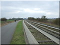 Cambridge Guided Busway towards Cambridge in CB24 1FE