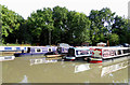Canal marina south of Stoke Golding, Leicestershire in CV13 6JJ