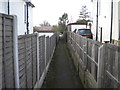 Public footpath to Ring Road Seacroft, Wellington Hill in LS8 2LN