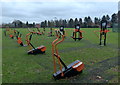 Outdoor gym at Rushey Fields Recreation Ground in LE4 7PN