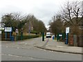 Entrance to West Bridgford School, Loughborough Road in NG2 7AN