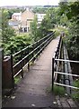 The New Gate footbridge, Linthwaite and Slaithwaite (1) in HD7 5BY