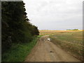 Truncated bridleway in Lenton Keisby and Osgodby