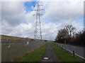 Pylons between the Reservoirs on the A3044 in TW18 4HY
