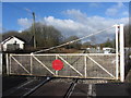 Level crossing gate in Hirwaun in CF44 0RX