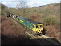 Coal train near Penrhiwceiber in CF45 3TB