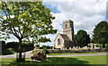 All Saints Church & Village Green, Littleton Drew, Wiltshire 2015 in SN14 7NA