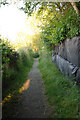 Footpath to school, Barton Stacey in SO21 3RF
