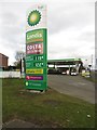BP filling station, Wallsend in Wallsend North Ward