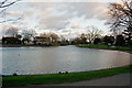 A boating lake in Southchurch Park in SS1 2ER
