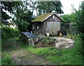 Shed on the bridleway in DT8 3EX