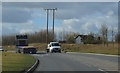 Electricity poles on the A44 in WR11 4TP