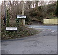 Bilingual street name sign near the Cwmfelin boundary in CF34 9RB