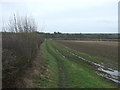 Bridleway towards Croft in LE9 3JQ
