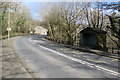 Llwydarth Road bus stop and shelter, Maesteg in CF34 9RB