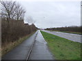 Cycle path beside the A47 in LE10 0RX